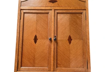 Art Deco Amsterdamse School Wall Cabinet by 't Woonhuys Amsterdam, 1920s